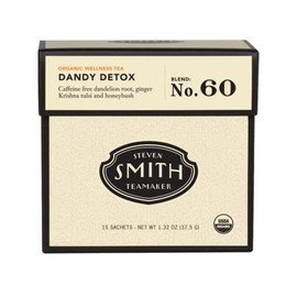 Steven SMITH Teamaker Dandy Detox - Caffeine Free Organic Wellness Tea Blend, 15 count sachets