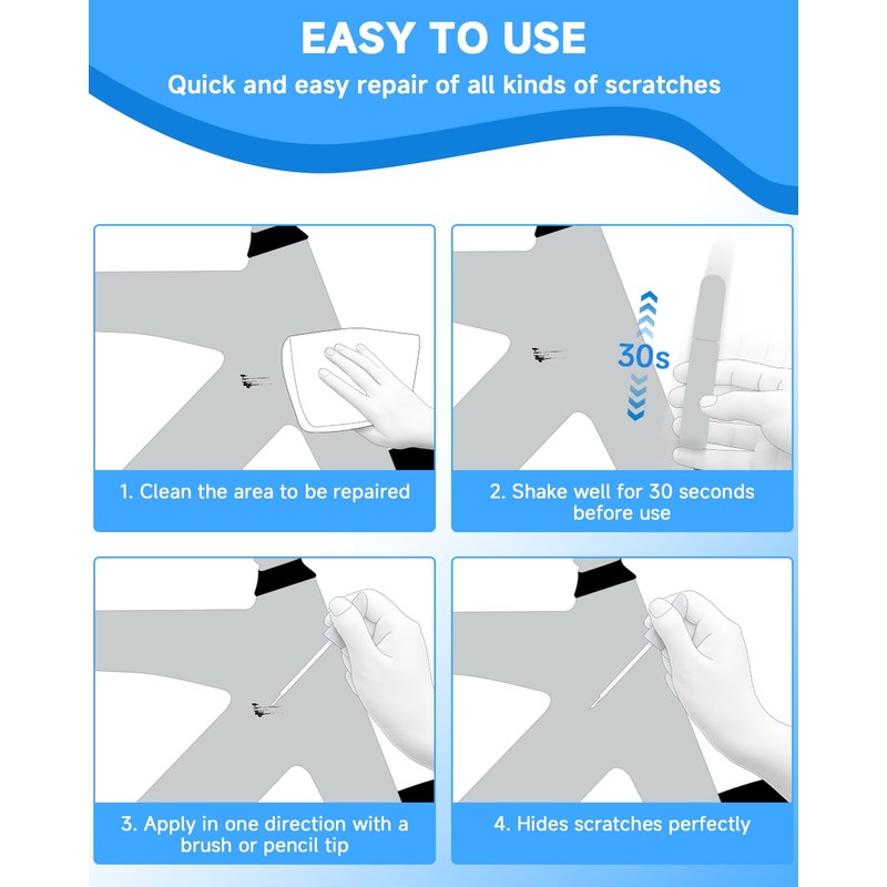 Anthracite Gloss Bike Touch Up Paint Compatible with Trek, Touch