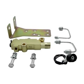 Proportioning Valve Disc Drum Under Floor/Bottom Mount Kit 9/16 and 1/2 Ports Compatible with GMC Chevy Buick