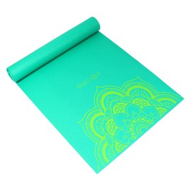 Sol Living Travel Yoga Mat - Natural Tree Rubber for Extra Grip - Non-Slip, Foldable, Eco-Friendly - Perfect for On-the-Go Yoga, Pilates, Fitness, Meditation - 24" x 72", Green