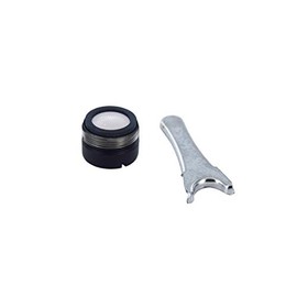 Danze DA61307365NBS Junior Male Faucet Aerator Kit with Laminar Flow Pattern, 1.2 Gpm, Satin Black