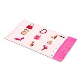 6x9 Pink Make Up Designer Poly Mailers Boutique Shipping Bags Gift Envelopes (100) by UpakNShip