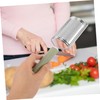 LABRIMP Garlic Shredder Stainless Steel Vegetable Grater with Cheese Slicer