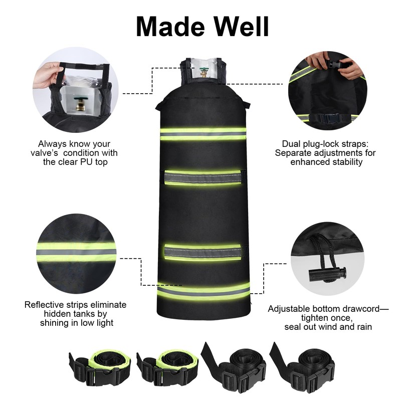 40 lb Propane Tank Cover,Propane tank Insulated cover with reflective