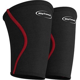 Elbow Sleeves (Pair) - Rip Toned - Elbow Brace For Compression & Support For Weightlifting, Powerlifting, Bodybuilding & Strength Training, Tendonitis & Arthritis. Men & Women.
