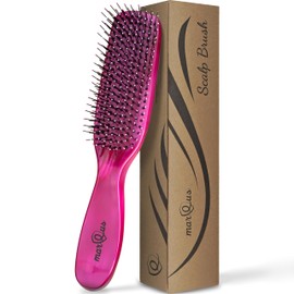 MarQus Scalp Brush - Detangling Without Pulling - Detangling Brush for Any Hair Type, Hair Brush for Shine and Volume, 1 Piece Pinkvelvet