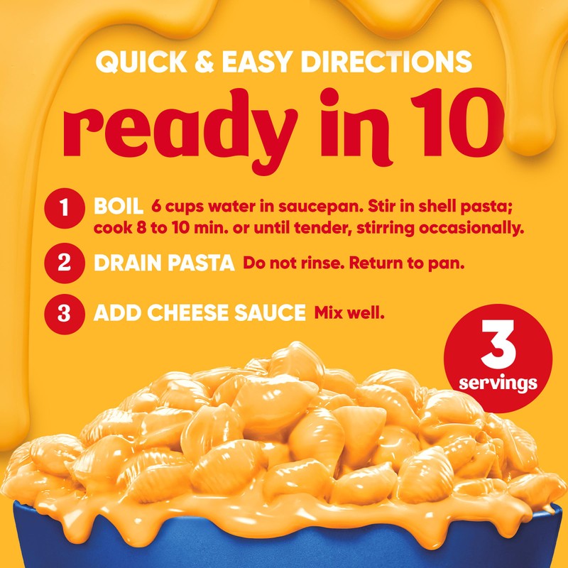Velveeta Gluten Free Shells and Cheese, Brown Rice and Corn