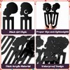 Laffact Black Girls Read Acrylic Bookmarks, 18Pcs Plastic Marker for