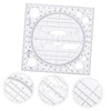 jojofuny 1pc Multifunctional Math Drawing Instrument Geometric Ruler for Students