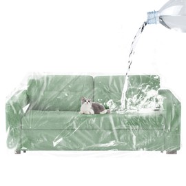 JAMHEXOU 2 x 2 x 3 m sofa cover durable waterproof dust protection for bed sofa furniture when moving or storing - effective protection against dust, wear and moisture