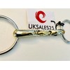 UKSALES25 LOOSE RING SNAFFLE BIT TURTLE CURVED TONGUE SAVER (Horse