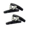 Bike Brake Pads, 4 Pairs with Installation Tool Hex Nuts/Wrench