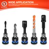 BLACKROBOT 3PCS Impact Bit Holders 1/2 3/8 1/4-Inch Square Drive