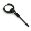 1Pcs Single Dangle Arrow Charm Hoop Huggie Earring for Unisex/Men/Women