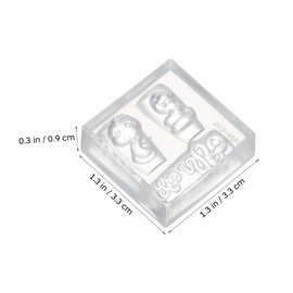 FRCOLOR DIY Manicure Nail Art Embossing Molds 2pcs Nail Decor Templates Patterns