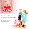 Family Dolls Set of Dad Pregnant Mom Girl Boy Children