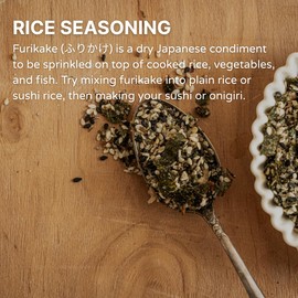Japanese Furikake 3 Flavor Seasoning (1.9oz/Pack of 3) - Nori Komi, Seto Fumi, Ajinori : Blend of Seaweed, Dried Bonito, Roasted Sesame Seed, and Egg Flakes