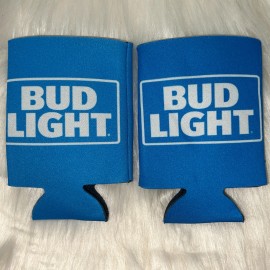 Set of 2 Bud Light Drink Koozies