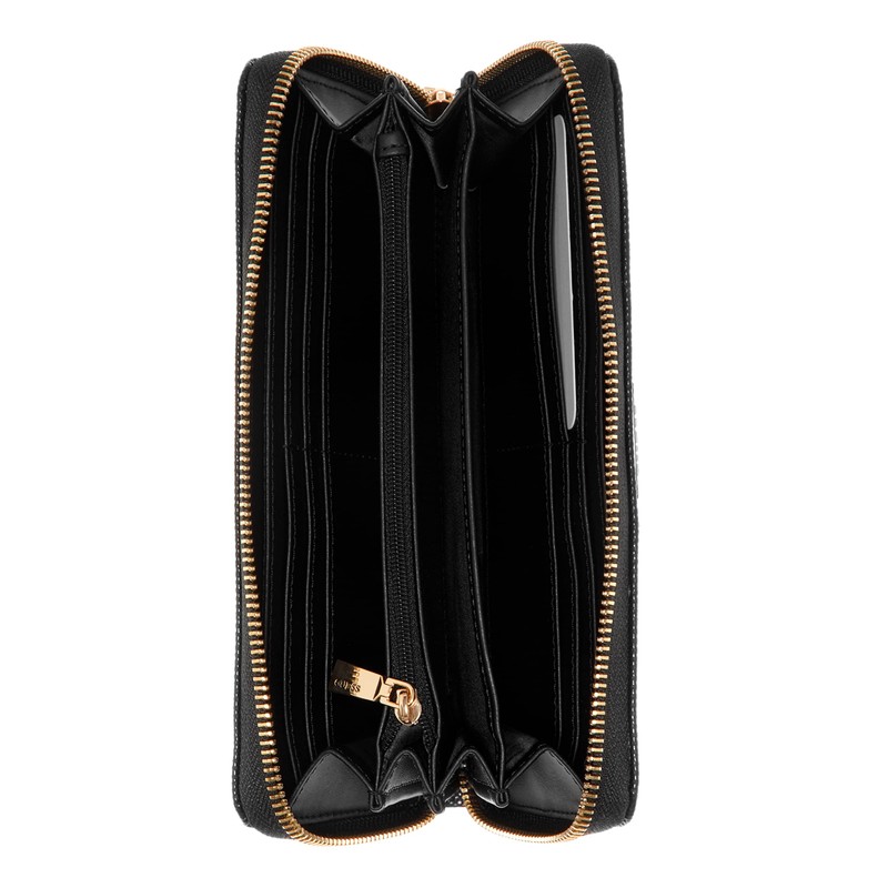 GUESS Women's Laurel Large Zip Around Wallet, Large Purse with