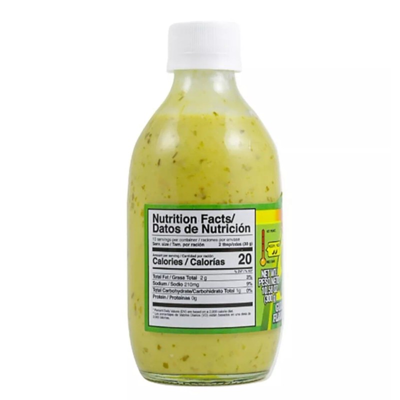 Del Primo Guacamole Flavor Salsa, Hot Sauce 10.5oz
