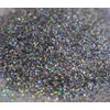 Silver Holographic Metal Flake .015 0.015 Square 6 Ounce Vintage