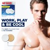 CONYCONY Mens Nipple Tape Sticky Clear Pads Invisible Chest Cover