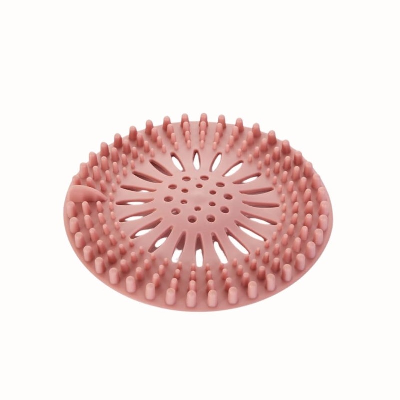 GD 4-Pack Silicone Shower Drain Hair Catcher Anti-Clog Shower Drain,