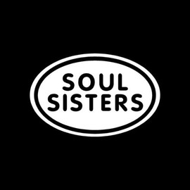SOUL SISTERS Oval Sticker Euro Vinyl Decal Family Sister Best Friend BFF Love :) - Die cut vinyl decal for windows, cars, trucks, tool boxes, laptops, MacBook - virtually any hard, smooth surface