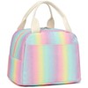 Glitter Lunch Bag Children Girls Lunch Bag Waterproof Thermal Bag