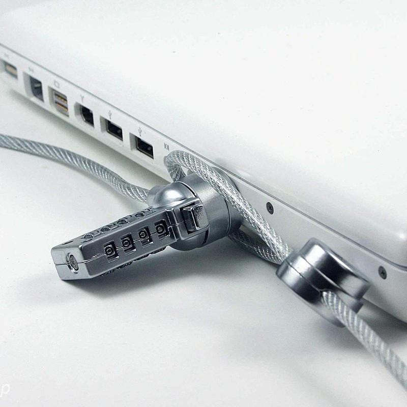 GOODS+GADGETS Cable Lock Steel Cable Kensington Combination Lock for Computer