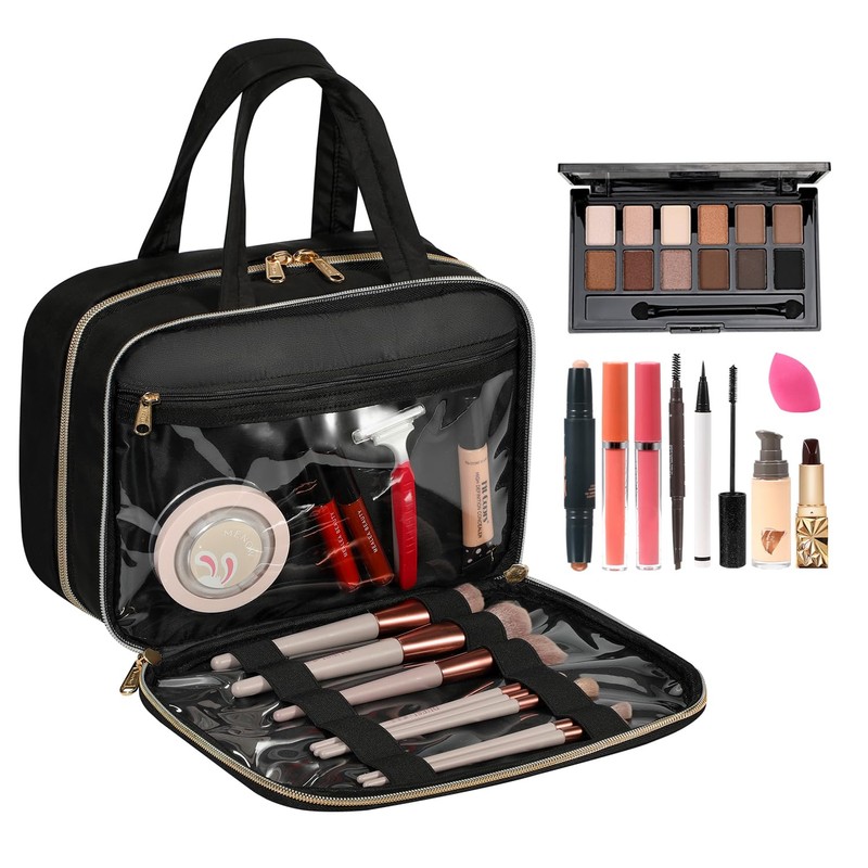 Voova Toiletry Bag, Black, contemporary