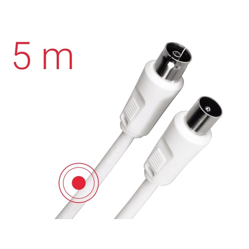 Hama Aerial Cable 75 dB Antenna Connector Coaxial for TV