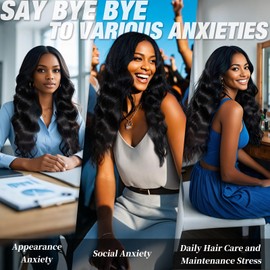 Echthaar Perücke Human Hair Wig 13x6 Body Wave HD Transparent Lace Front Wig Human Hair For Black Women Glueless Schwarze Perücke Damen Pre Plucked Mit Babyhaar Lace Frontal 16 Zoll