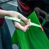 FOSHIO Wrap Stick Magnet Micro Mini Squeegee with Wrap Slip