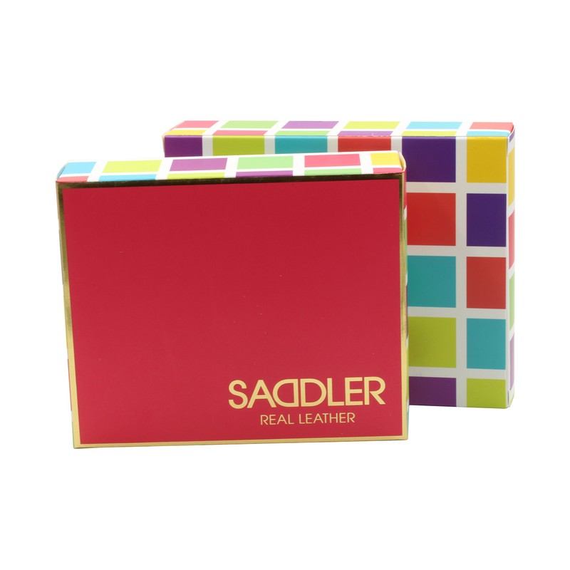 Saddler Genuine Soft Leather Trifold Ladies Wallet Boerse Wallet with