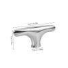 Mikinona 2pcs Stainless Steel Buffet Tray Handle Replacement for Buffet