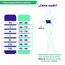 Zen Zen Fajas Colombianas Reductora Modeladora Tipo Chaleco Premiu (Beige, XXL)