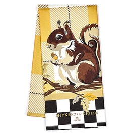 MACKENZIE-CHILDS Squirrel Dish Towel