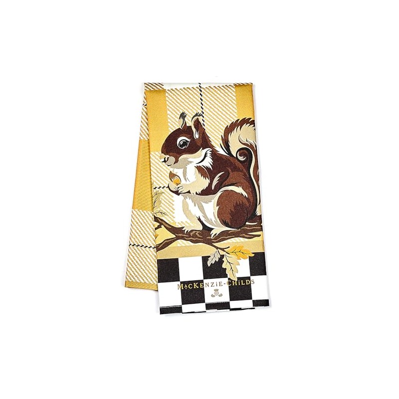 MACKENZIE-CHILDS Squirrel Dish Towel