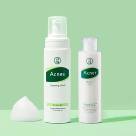 Acnes Foaming Wash 200ml + Moisture Fluid 150ml / 아크네스 포밍워시 200ml + 모이스처 플루이드 150ml