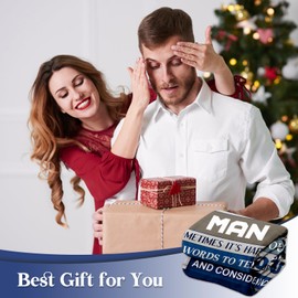 Glydein Gifts for Men Husband Boyfriend - Soft Flannel Men’s Blanket 50 x 60 inches - Birthday Valentines Fathers Day for Him Husband Boyfriend Fiance