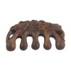 Meridian Wide Tooth Massage Comb Green Sandalwood Head Scalp Massage