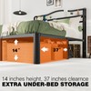 RmagineX Queen Size Bed Frame, 14 Inch High Heavy Duty