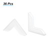 sourcing map PP Corner Protector L Shaped 45x6mm for Ceramic,