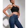 ODODOS Women's High Waisted Pattern Yoga Capri Leggings with Pockets,