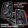 Tail Lights Assembly Rear Lights Compatible with 2009-2018 Dodge Ram