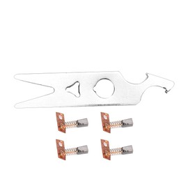 Ausla 2 Pairs of Carbon Brushes, 1.6 x 8, 20 Pieces, Nail Drills, Replacement Electric Carbon Brushes, Motor Brushes, Abrasive Carbon for Nail Studio, Professional Manicure