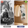 3Pack Hanging Handbag Organizer for Closet – 8 Clear PE