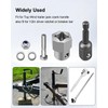 Top Wind Trailer Jack Crank Cordless Drill Adapter with 1/2