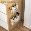 2PCS Cabinet Door Organizer,Self Adhesive Kitchen Cabinet Organizer,Cabinet Door Storage